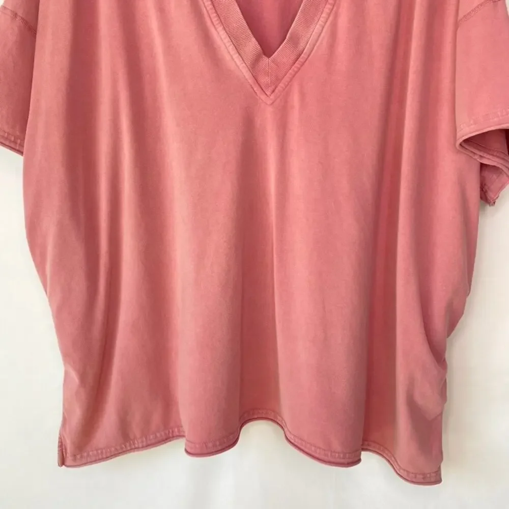 Free People Movement Frosted Magenta Hot Shot Reversible Top Size Small